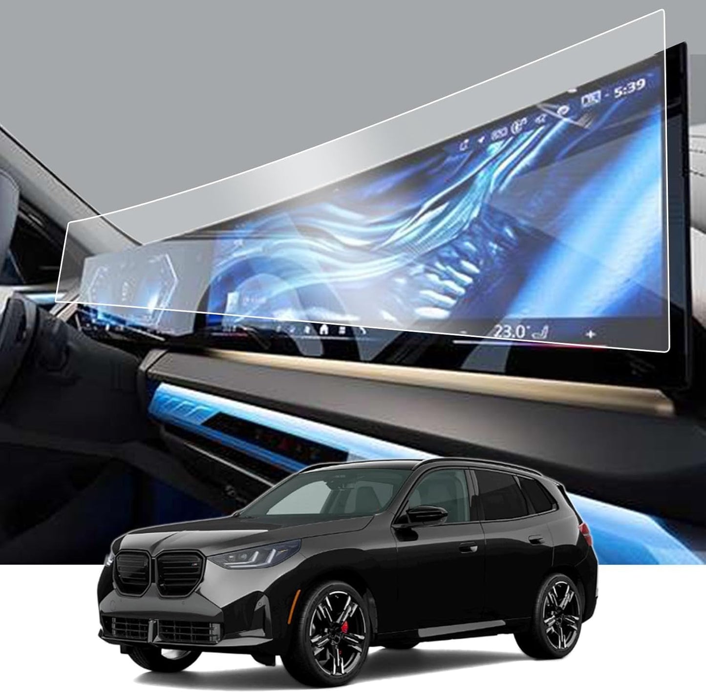 Didisky Matte Tempered Glass Screen Protector for BMW X3 X5 X6 X7