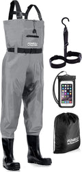 Durable Foxelli Camo Chest Waders for Waterproof Hunting and Fishing