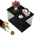 Dog Crate Topper Wood 24 in Collapsible Kennel Topper - Decorative