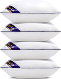 Siluvia Decorative 18x18 Pillow Inserts Set of 4 - Soft Cotton Fill