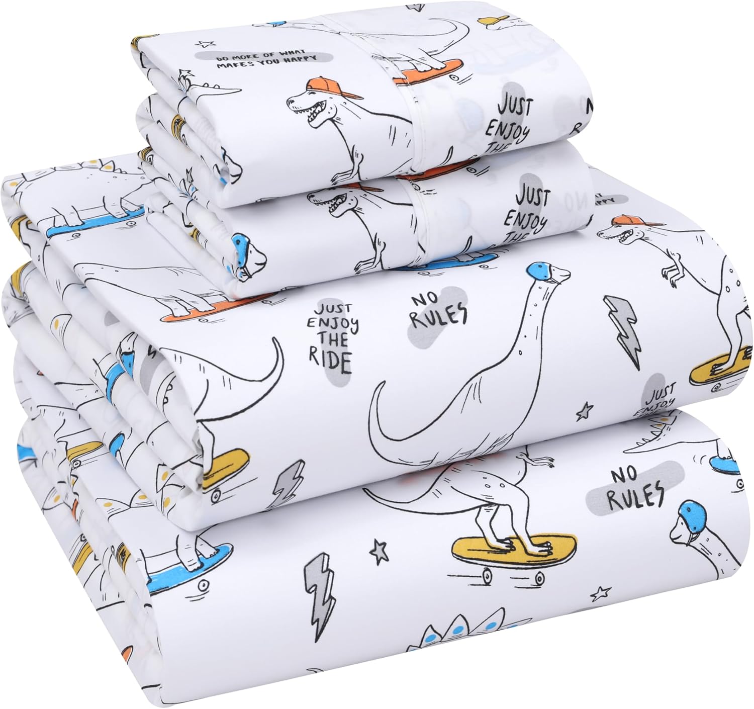 RUVANTI 100% Cotton Queen Size Sheets Set for Ultimate Comfort