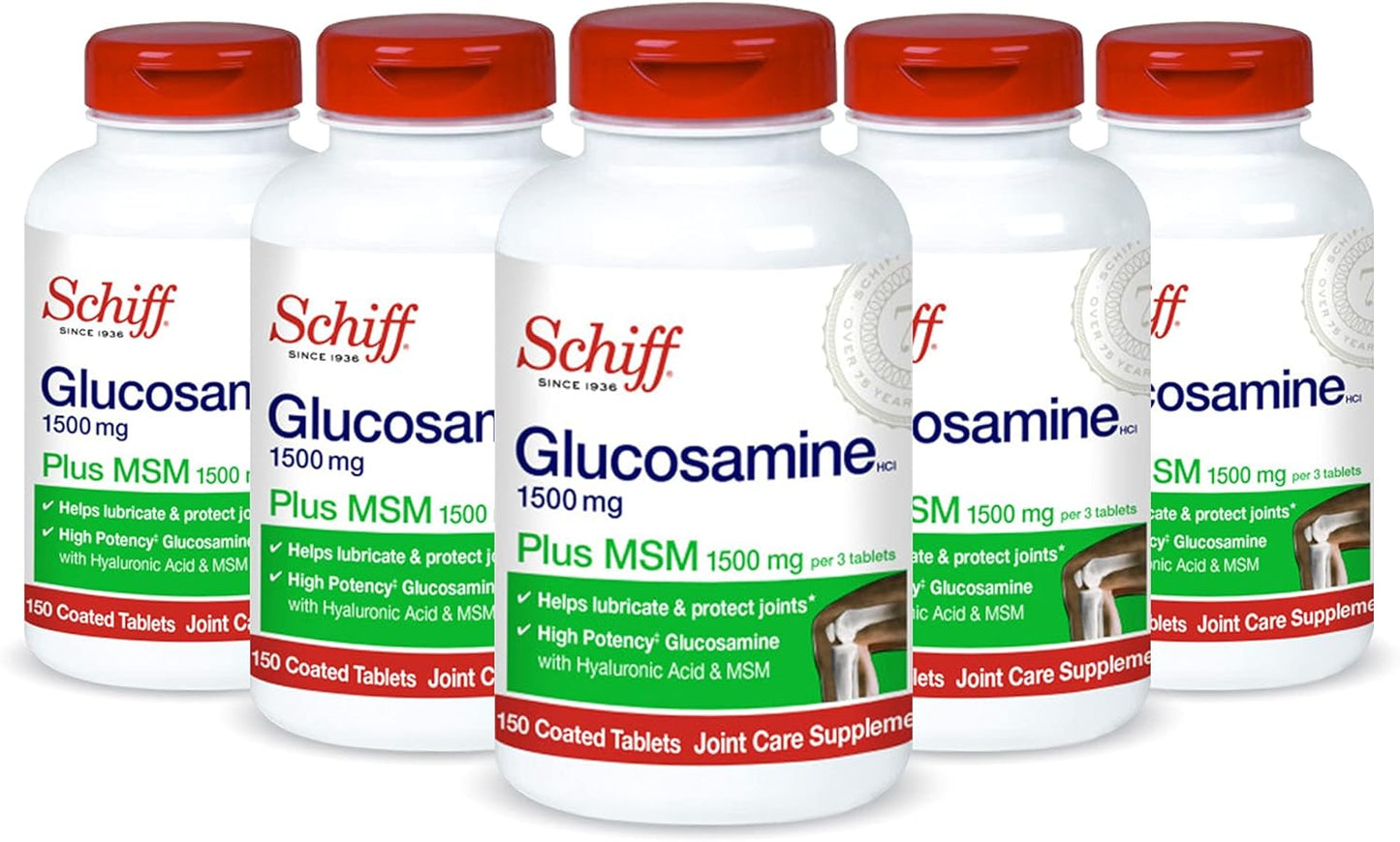 Schiff Glucosamine 1500mg Plus MSM for Joint Health Support