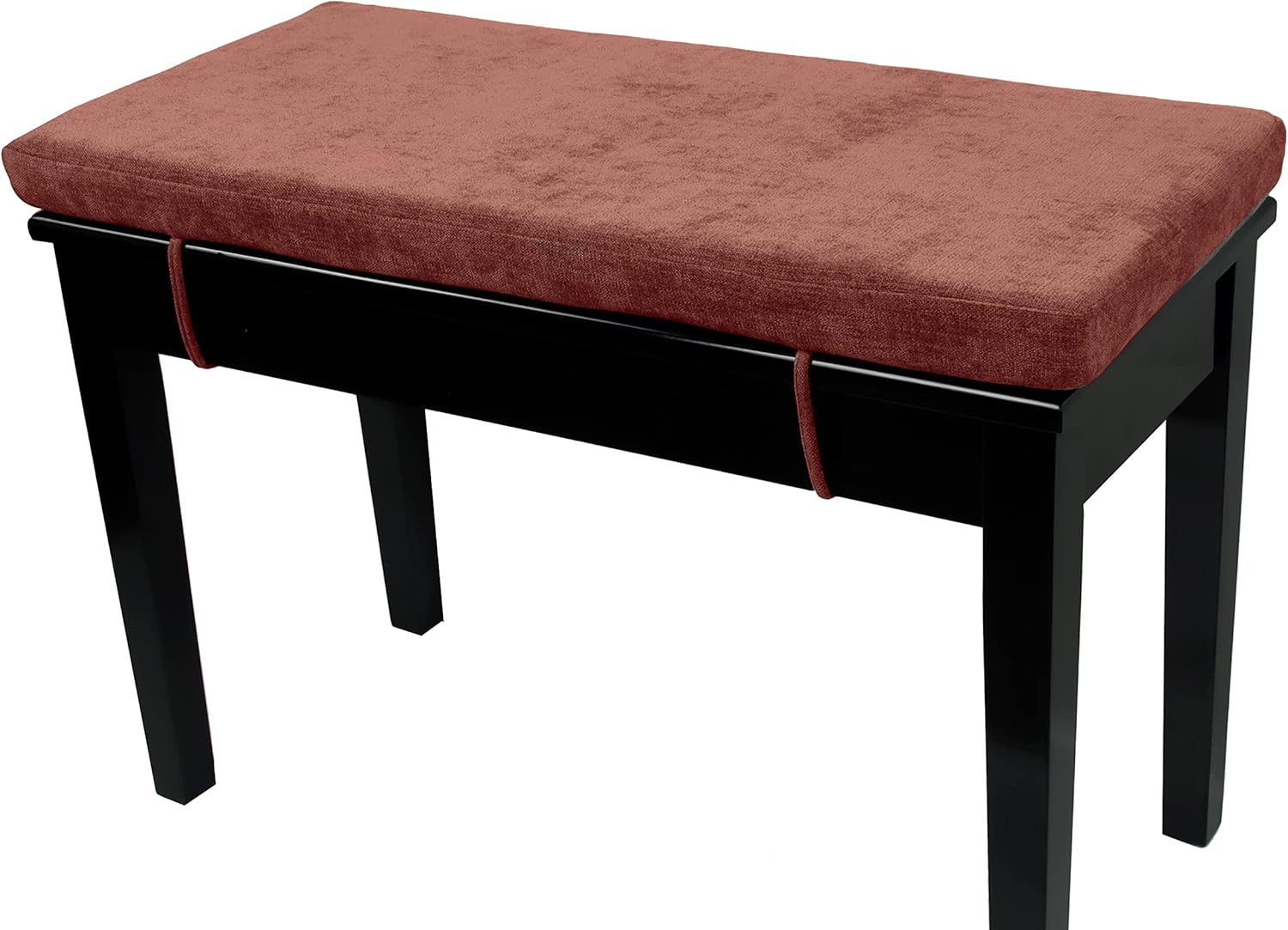 Loveboat Piano Bench Cushion for Comfort and Style in Brick Red
