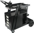 VEVOR 2-Tier 4 Drawers Welding Cart - Heavy Duty Mobile Workstation