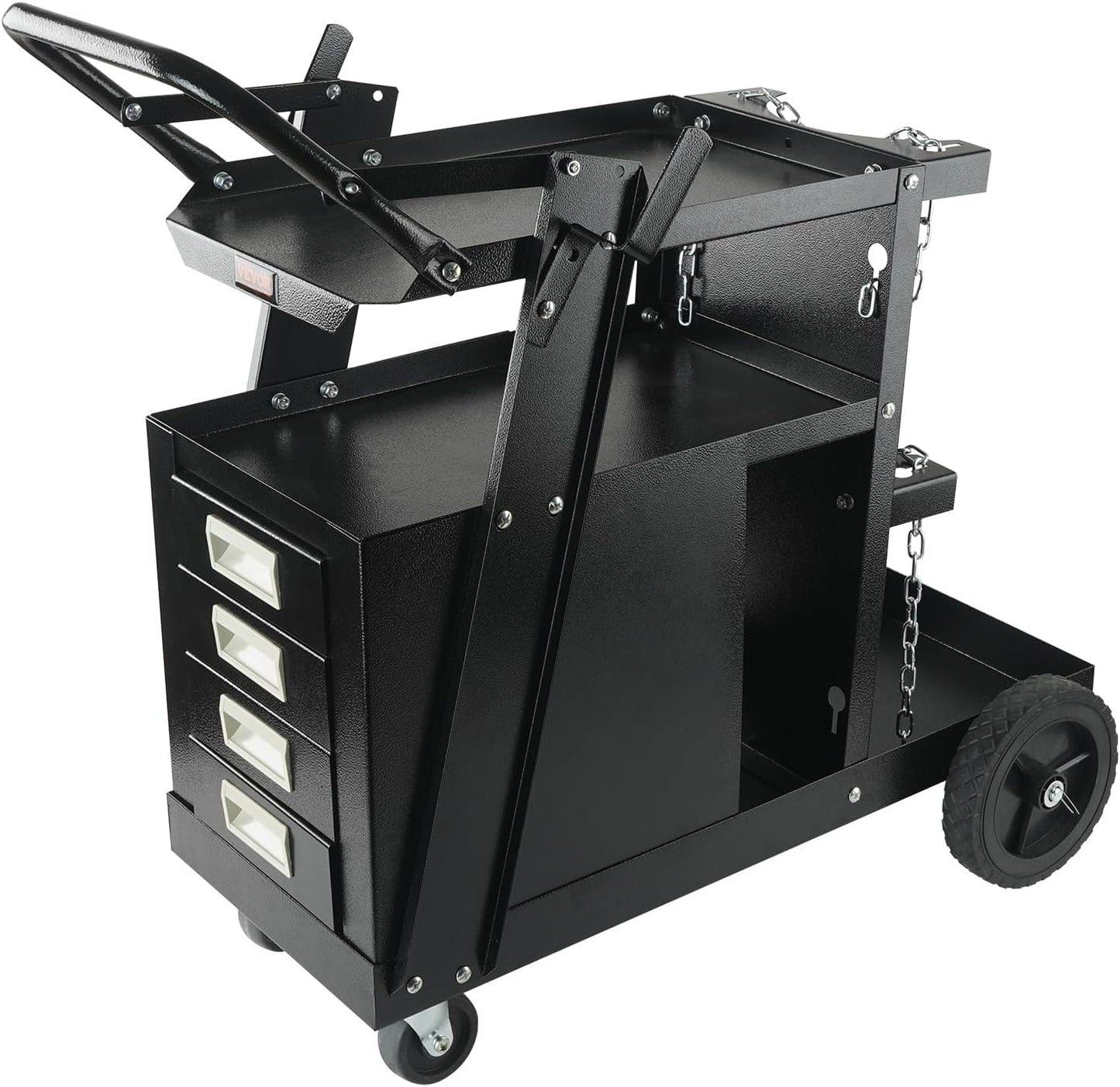 VEVOR 2-Tier Welding Cart with 265LBS Capacity and Wheels