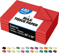 Party Solids Red Tissue Paper 20in x 30in - Bulk 480 Sheets