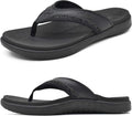 KuaiLu Mens Sport Flip Flops Comfort Orthotic Thong (Style JJ46)