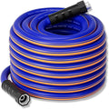 garden hose 50 ft x 5/8in - Durable Hybrid Rubber Water Hose