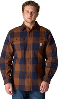 Carhartt Mens Loose Fit Heavyweight Flannel Long-Sleeve (Style 561R)