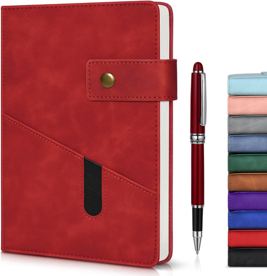 Personalized Leather Journal - 200 Pages, Pen Included!