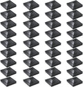 SIEDiNLAR 4x4 Post Caps Black 36 Pack for Outdoor Decor