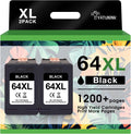 64XL Black Ink Cartridge Compatible for HP 64 - High Yield Replacement