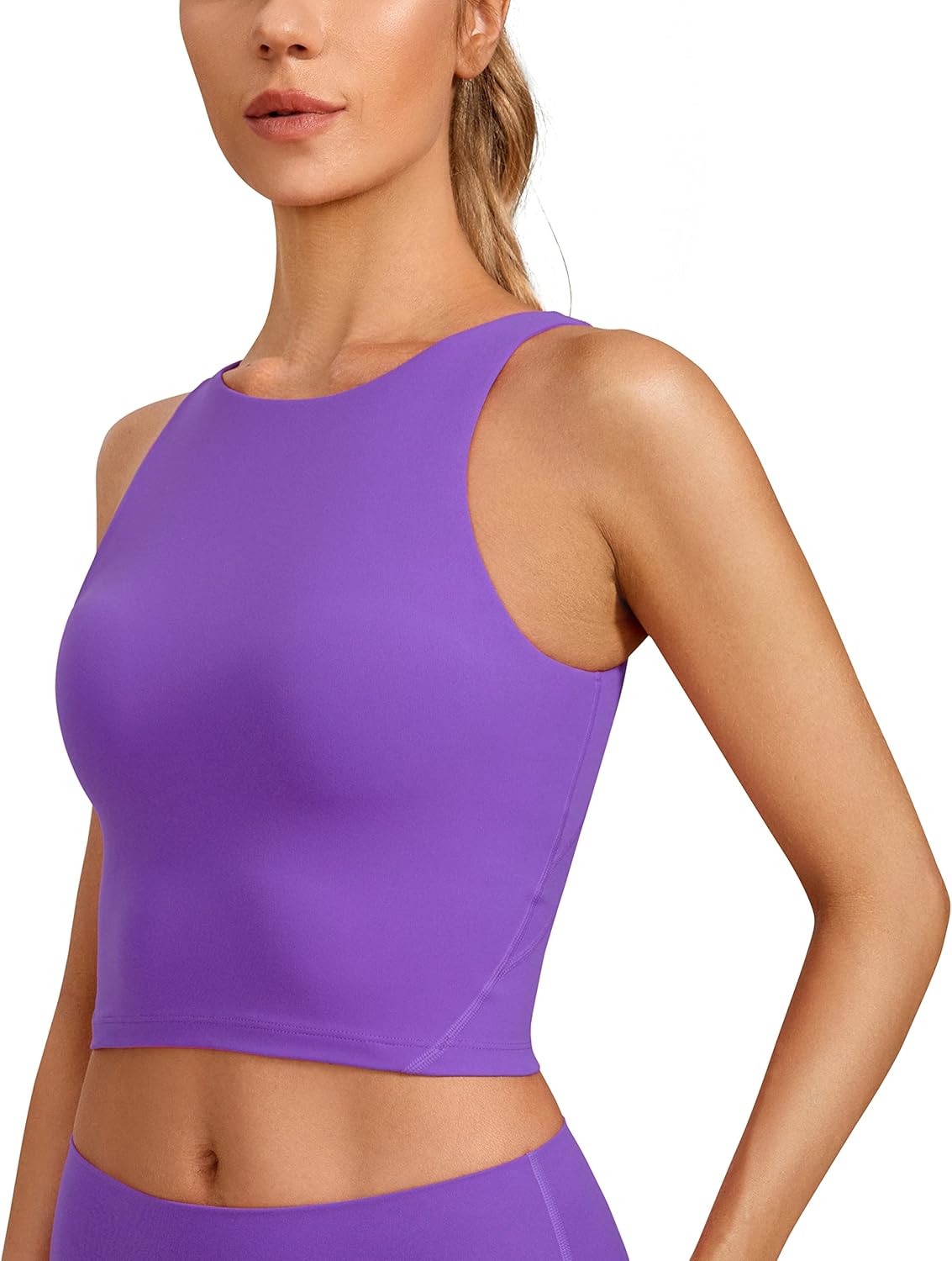 CRZ YOGA Womens U Back Sports Bras for Comfortable Workouts