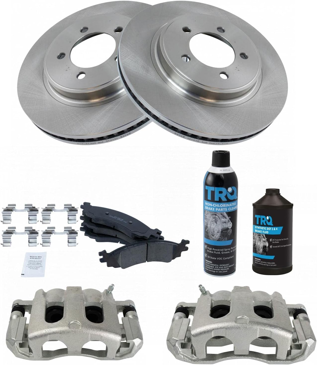 TRQ Front Brake Pad & Rotor Kit for 2006-2010 Ford Explorer