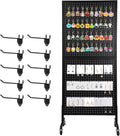 2 ft x 5 ft Standing Pegboard Display with T-Base - Portable Retail
