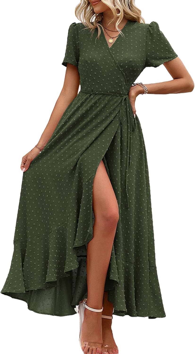 Floral Boho Maxi Dress for Women - Summer Casual Style
