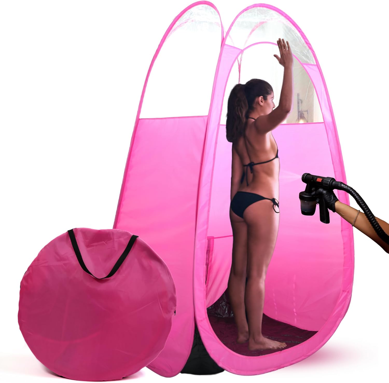 Large Spray Tan Tent for Easy Home and Salon Tanning Use