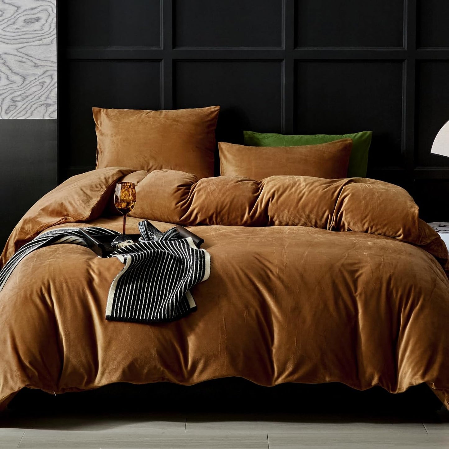 Ultra Soft Velvet Duvet Cover Set for Luxurious Bedroom Style