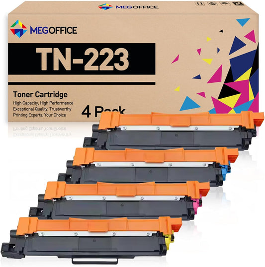 Vivid Colors: MEGOFFICE Toner Set for Brother Printers