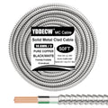 50ft 14/2 Metal Clad Cable with Ground for Indoor Outdoor Use