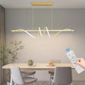 Modern Chandelier Dimmable LED Pendant Light - Adjustable Warm to Cool