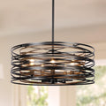 19.7 Farmhouse Dining Room Light Fixture with Retro Design