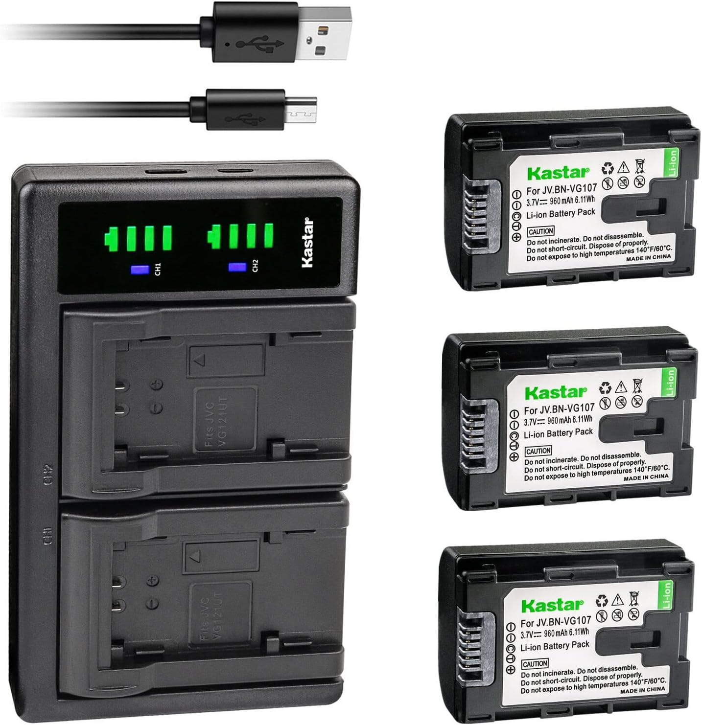 Kastar 3-Pack BN-VG107 Battery and LTD2 USB Charger Review