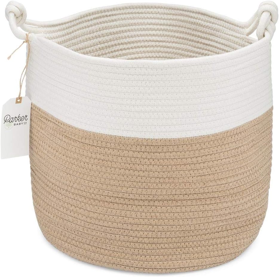 Parker Baby Nursery Storage Basket for Toys and Laundry Needs