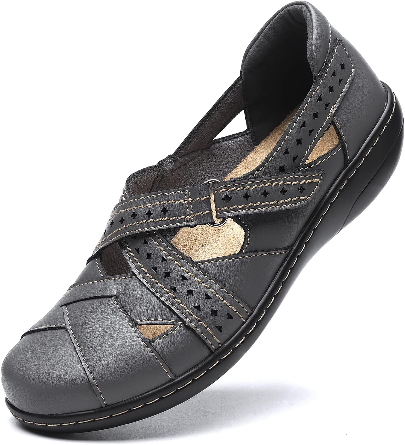 TERRIKAT Women's Casual Loafers Cute Slip On Comfort Walking Flats