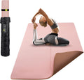 Large Yoga Mat 6ftx4ft Extra Wide Exercise Mat - Thick Cushioning