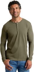 True Classic Long Sleeve Shirts for Men - Classic Fit Henley & Waffle