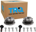 TRQ 2 Piece Wheel Bearing & Hub Assembly Set - Direct Fit Replacement