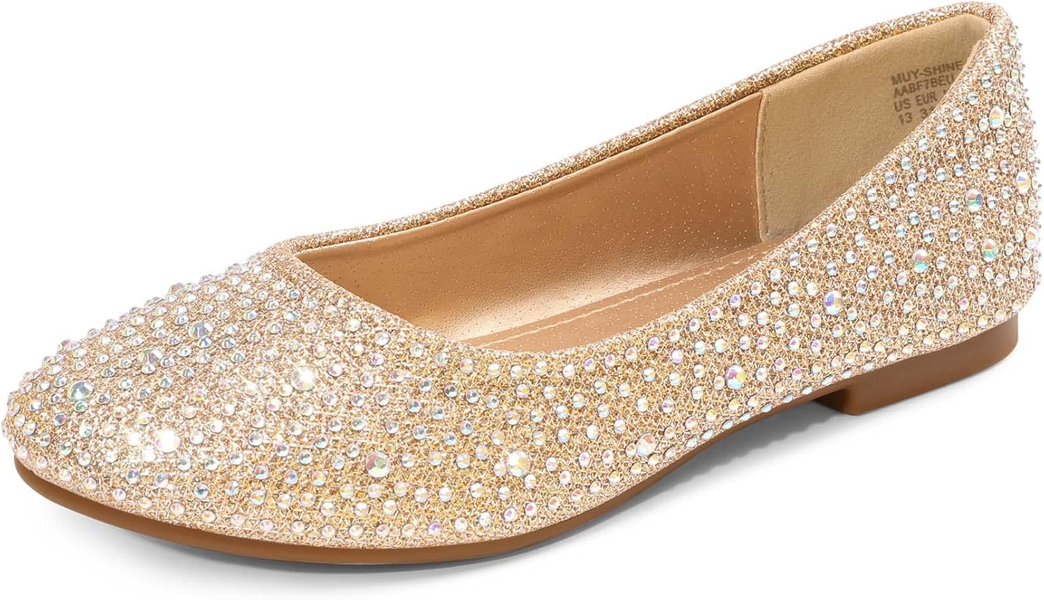 DREAM PAIRS Girls Dress Shoes Slip on Ballerina Flats for Parties