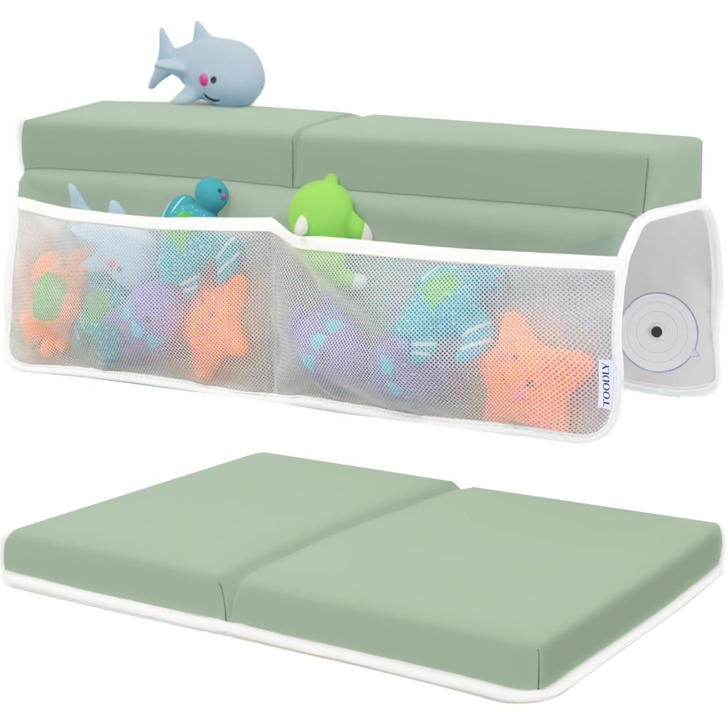 Comfortable Baby Bath Kneeler and Elbow Rest Pad Set for Parents