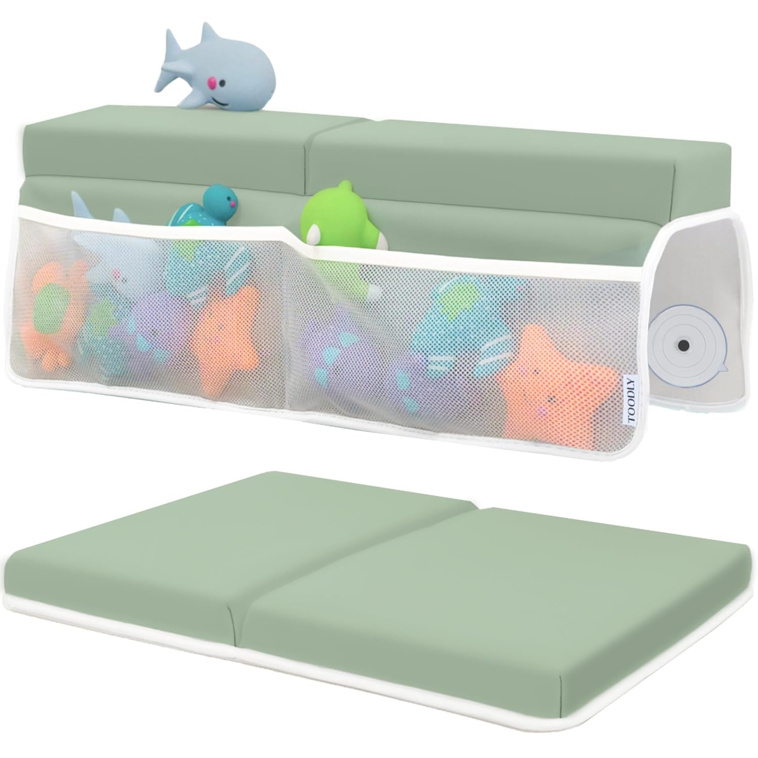 Comfortable Baby Bath Kneeler and Elbow Rest Pad Set for Parents