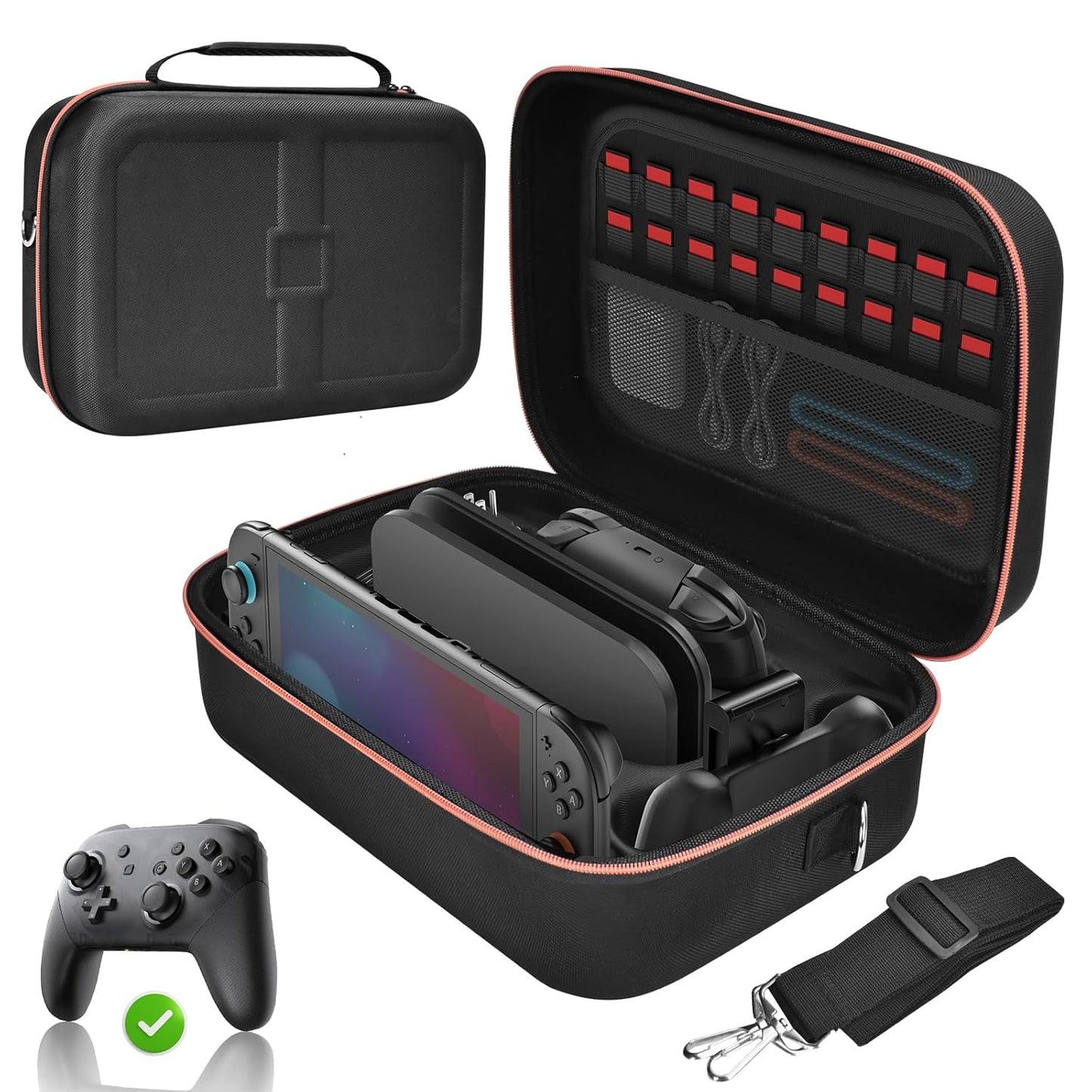 Gorixer Switch 2 Case for Nintendo Switch 2 and OLED Models