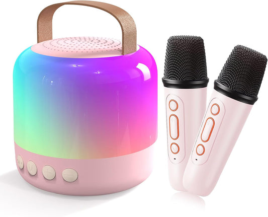 Portable Kids Karaoke Machine with 2 Wireless Mics - Ultimate Gift!