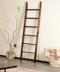 Blanket Ladder for the Living Room 6-Tier - Rustic Display Ladder