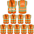 Custom Safety Vest Reflective Hi Vis Class 2 Vest - Custom Logo Ready