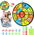 Double-Sided Kids Dart Board Set - Fun Indoor/Outdoor Game!