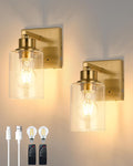 Rechargeable Battery Wall Sconce 2 - Wireless Dimmable Timer Remote