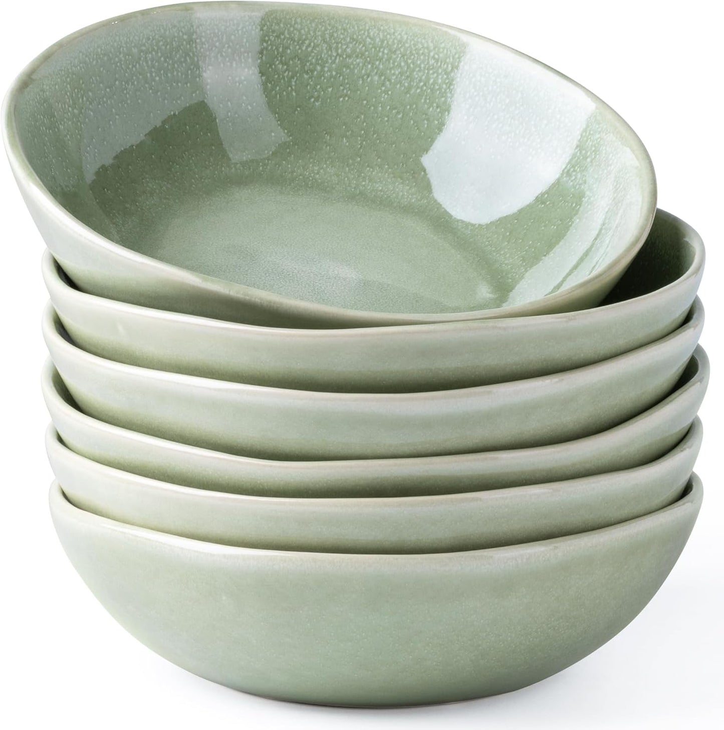 AmorArc Ceramic Cereal Bowls Set of 6 for Stylish Dining