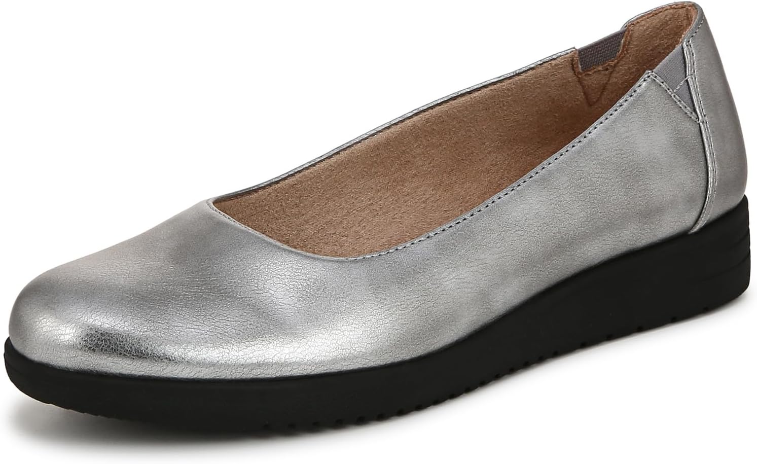 Naturalizer Womens Idea Slip on Ballet Flat for Comfort and Style