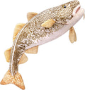 Simulation Codfish Plush Toy 17in Lifelike Pacific Cod - Soft Hug Toy