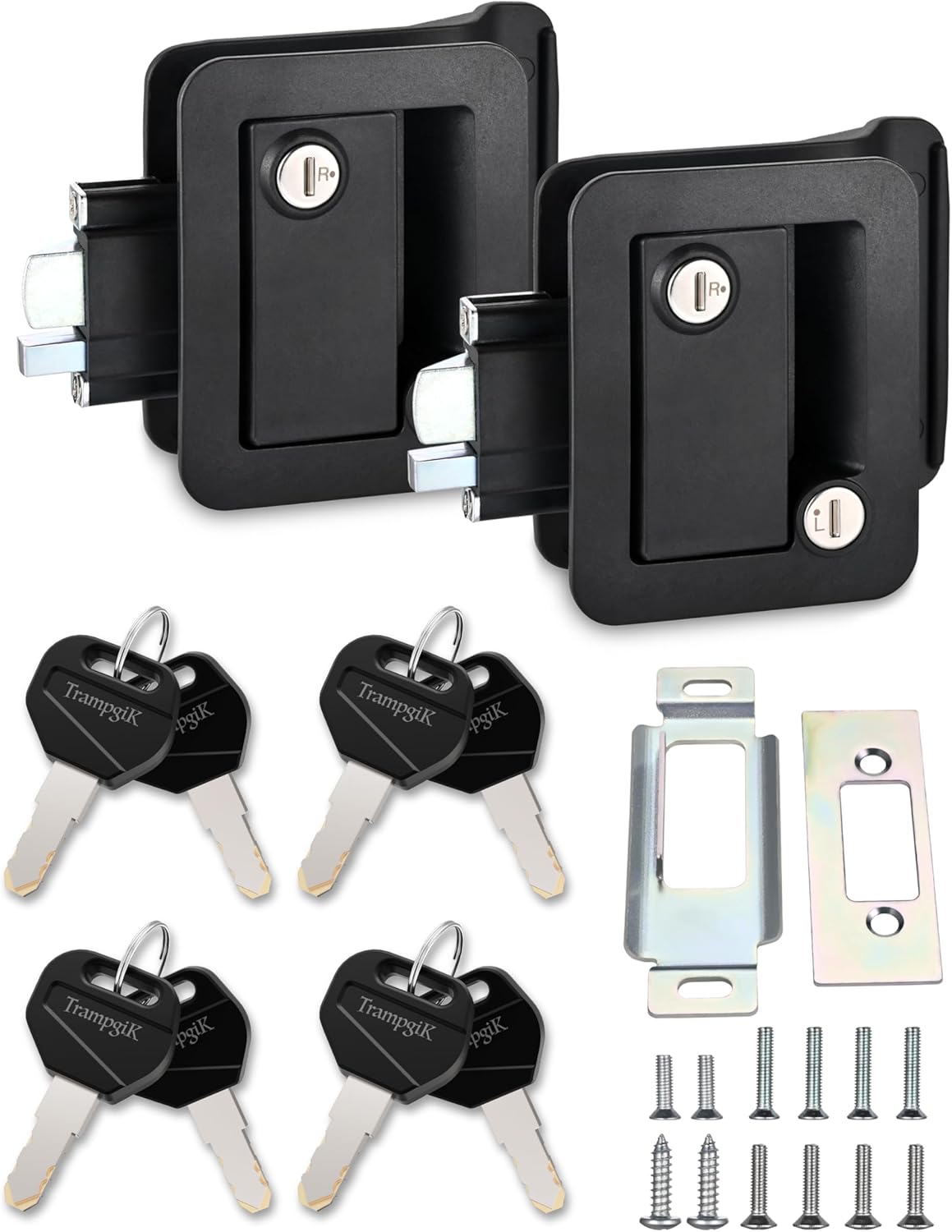 Engineering Plastic Camper Door Lock for RVs and Trailers
