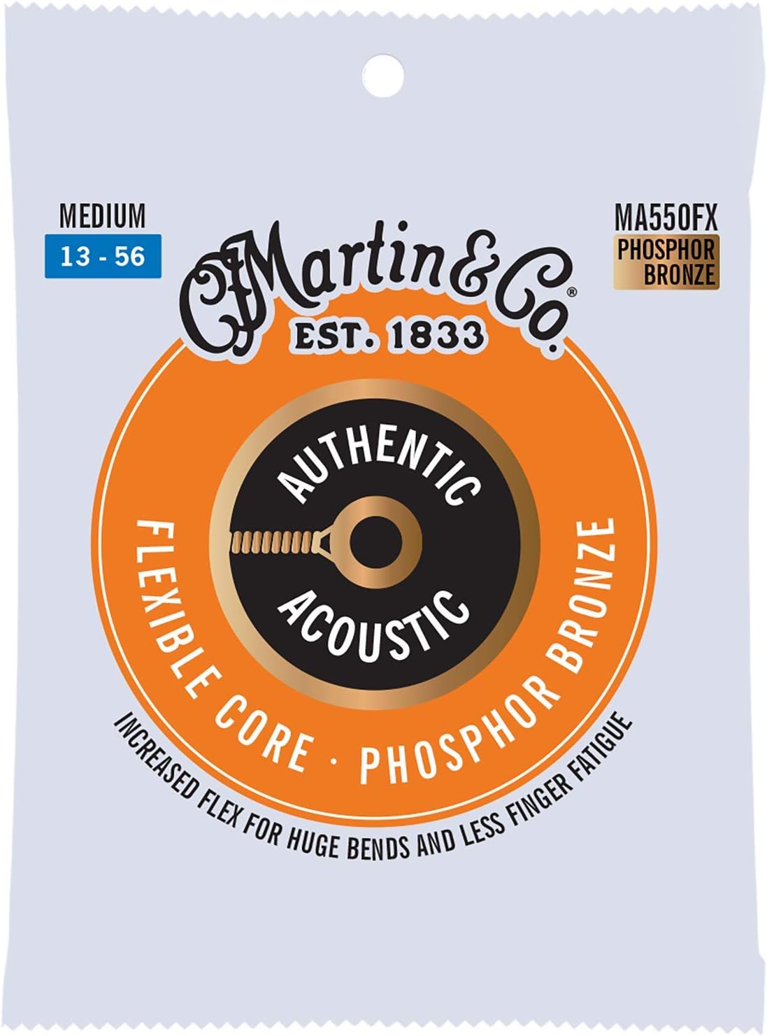 Martin MA550FX Flexible-Core Acoustic Guitar Strings