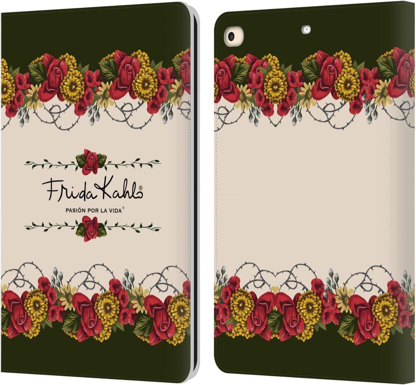 Frida Kahlo Leather Wallet Case for iPad 9.7 - Stylish Protection