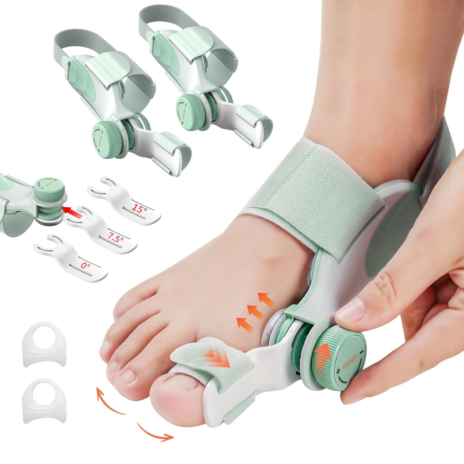 Bunion Corrector for Women Big Toe - Adjustable Relief Brace
