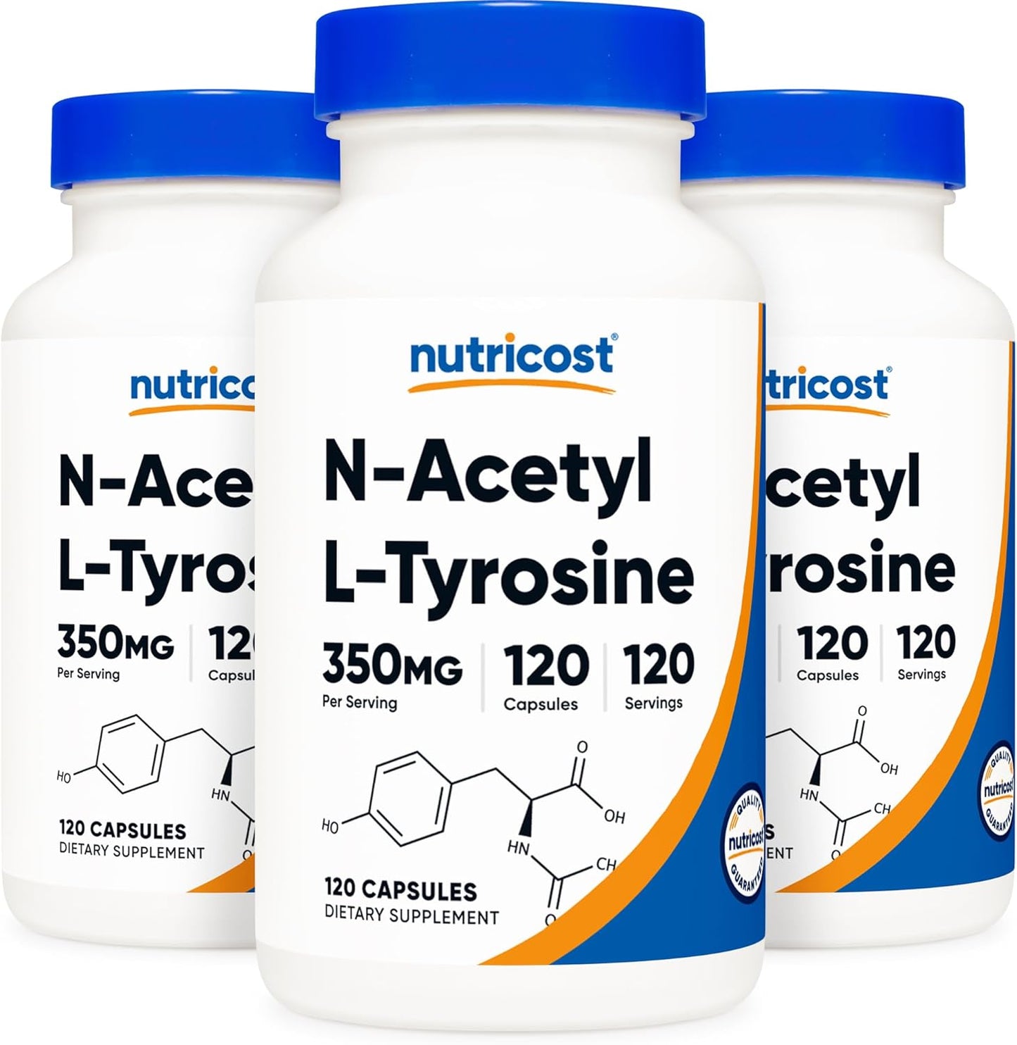 Nutricost N-Acetyl L-Tyrosine 350mg Capsules for Enhanced Focus