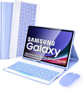 SOPPY 7 Colors Backlit Keyboard Case with Mouse for 12.4in Samsung Tab